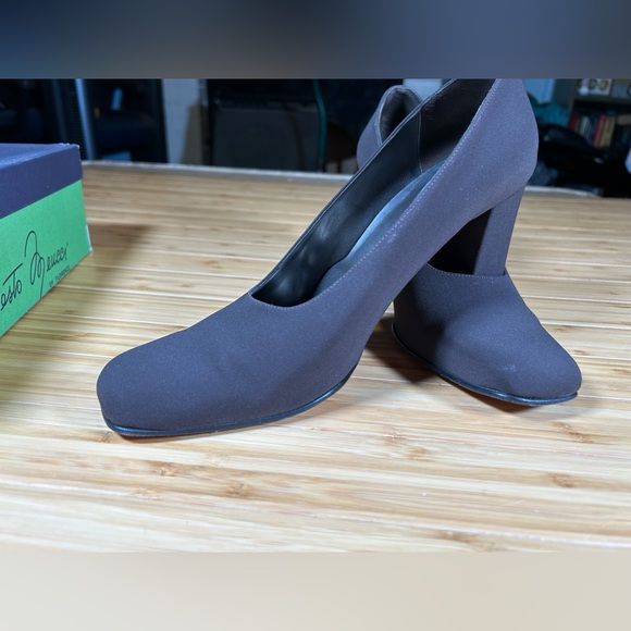 Sesto Meucci Brown Heels Size 10 Used - Picture 1 of 16